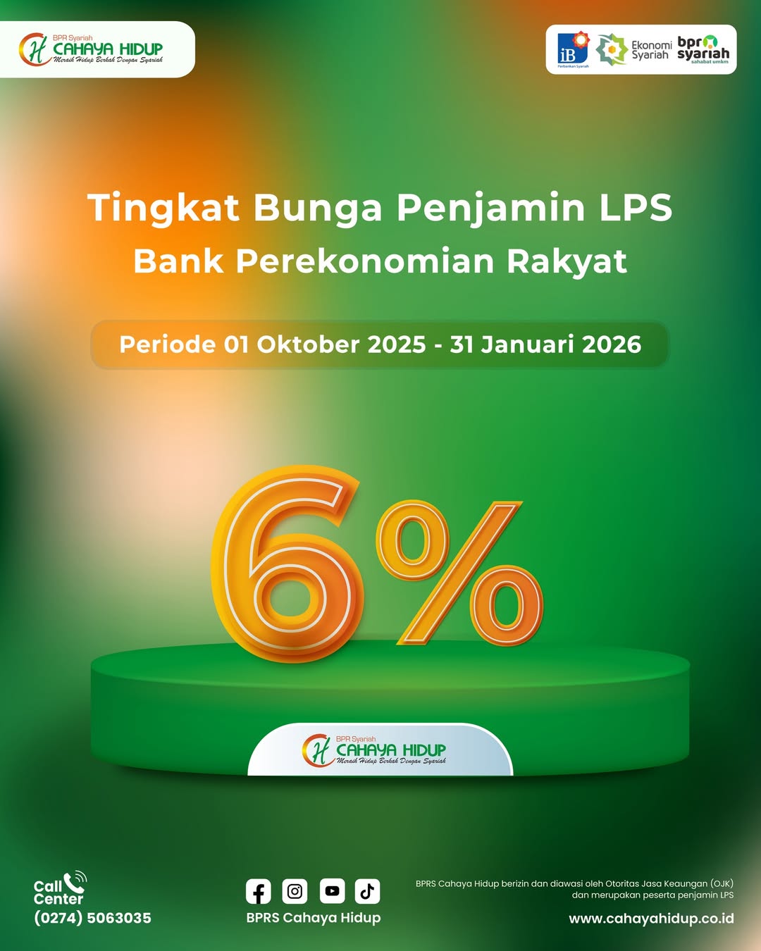 Tingkat Bunga Penjamin LPS Bank Perekonomian Rakyat